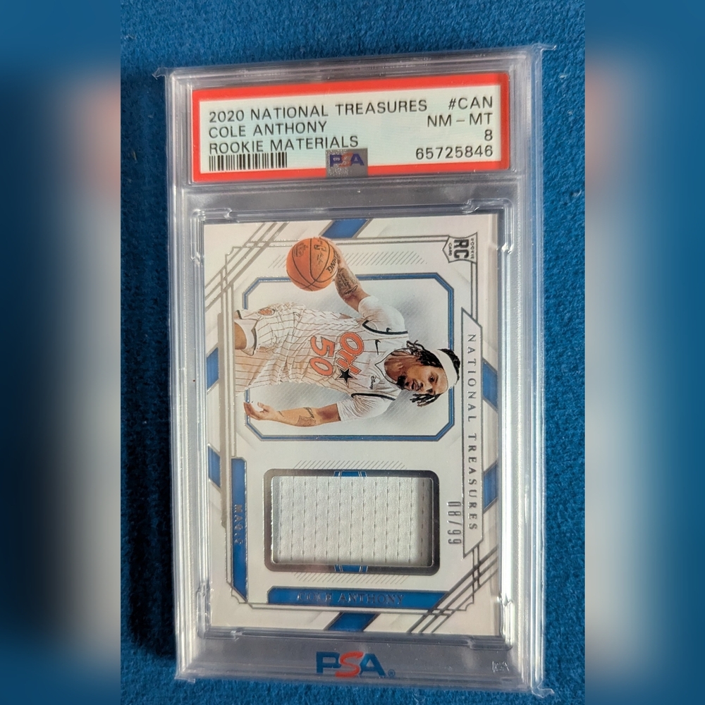 Panini National Treasures Rookie Card - White and Orange